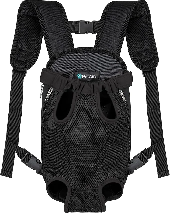 Easy-to-Use PetAmi Dog Carrier Backpack Adjustable Dog Pet Cat Front Carrier Backpack Clean