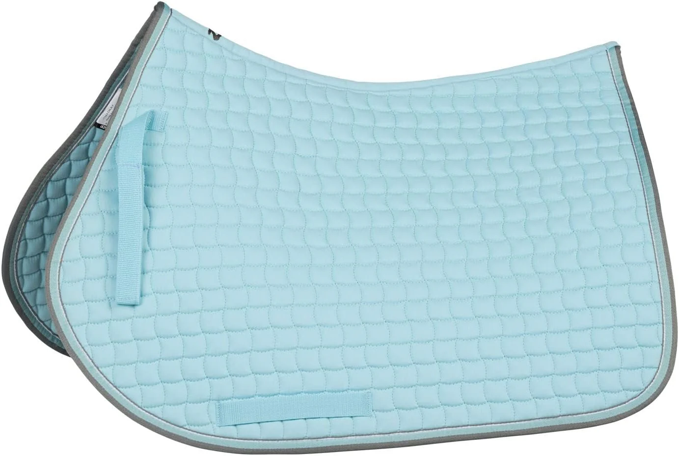 Pure HORZE Adepto Padded All Purpose Quilted Equestrian Saddle Pad for Horses with Two-Tone Trim Stylish