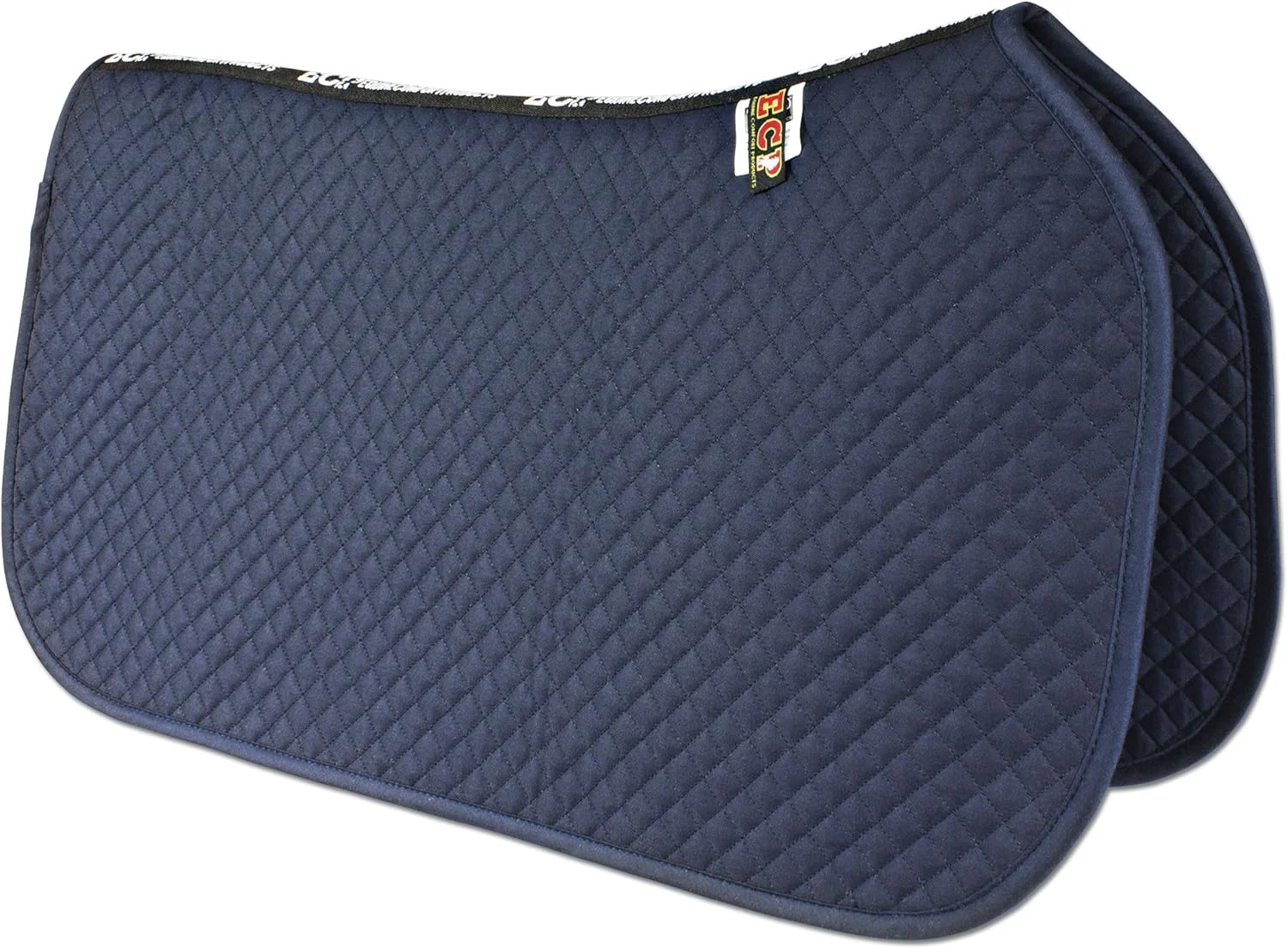 Fast ECP Equine Comfort Products All Purpose Diamond Quilted Western Saddle Pad for Injury Prevention Breathable Hypoallergenic Shock-Absorbing Cushion for Horse Comfort Dependable
