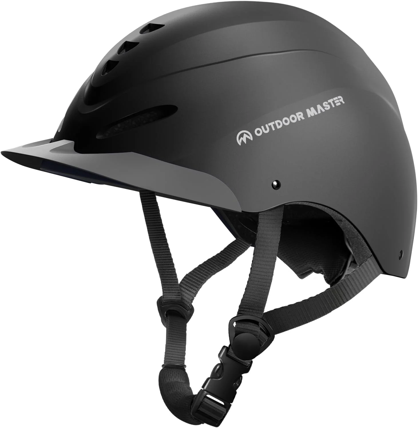 Flexible OutdoorMaster Equestrian Helmet Horse Riding Helmet with Sun Visor and Excellent Ventilation Adjustable Safe Helmet for Men Women Youth Superior