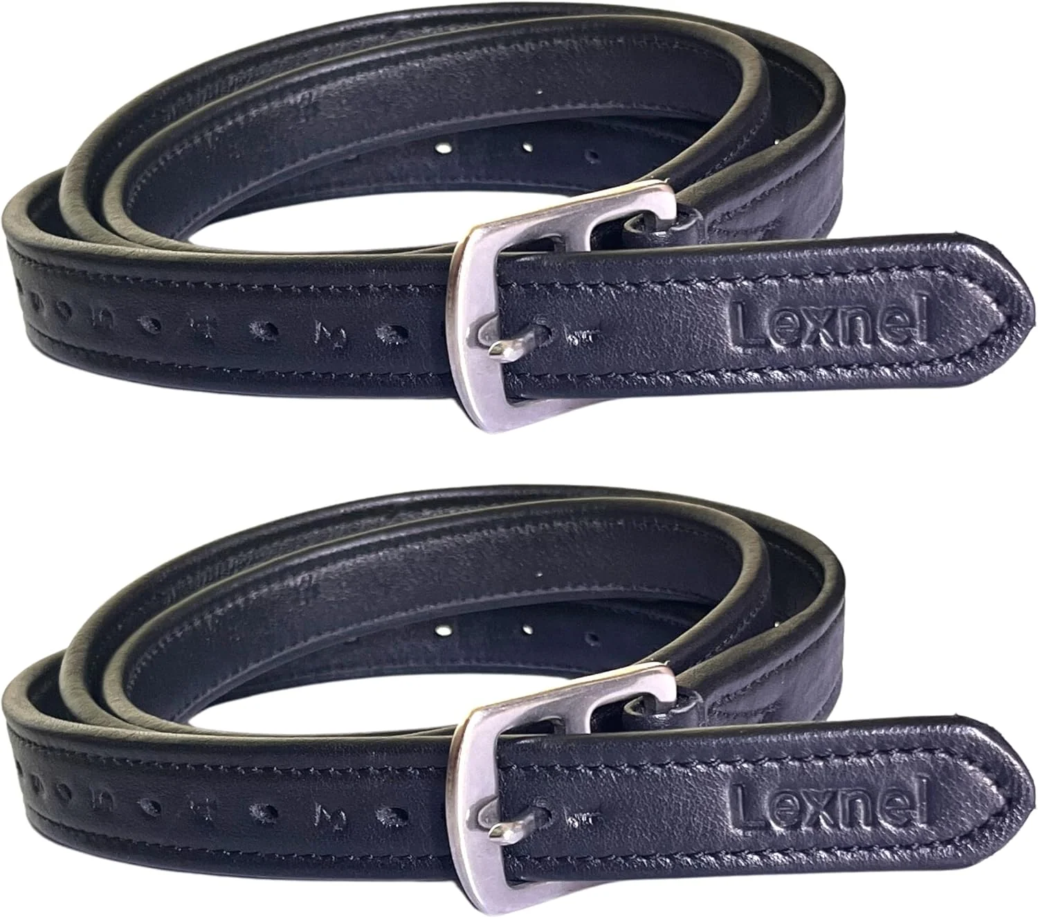 Optimized Non-Stretch Soft Stirrup Leather with Stainless Steel Hardware 1 Pair Pack of 2 Effective