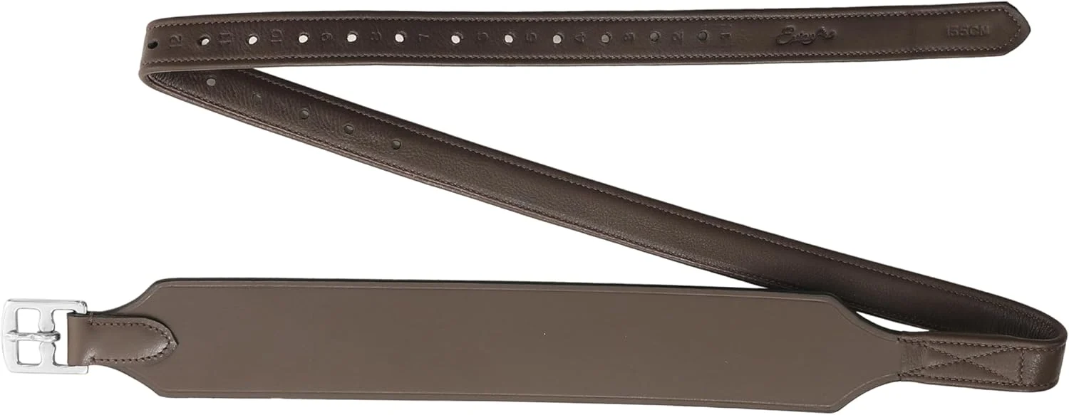 Functional Exion Wide Stability Stirrup Leathers for English Saddles Premium Cowhide Leather Enhanced Leg Stability Comfort Sizes 48 to 62 Reliable