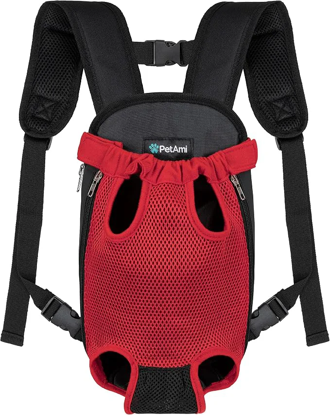 Smart PetAmi Dog Carrier Backpack Adjustable Dog Pet Cat Front Carrier Backpack Casual