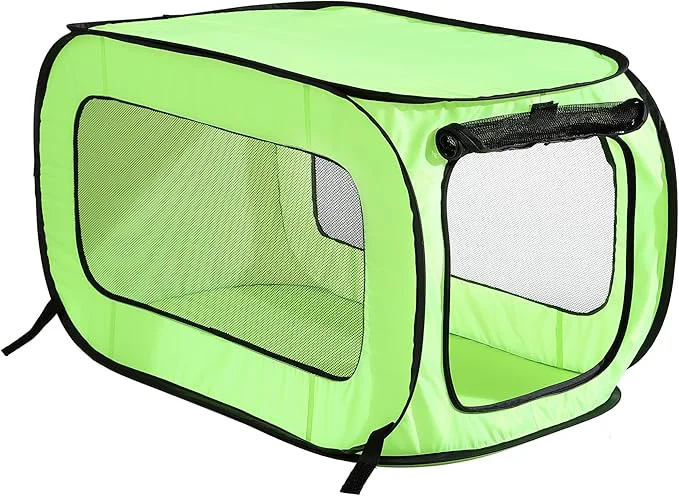 Superior Beatrice Home Fashions Portable Collapsible Pop Up Kennel Travel Cat and Dog Authentic