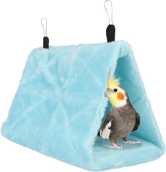 Easy-to-Use Wontee Bird Nest House Warm Bird Bed Hanging Hammock Snuggle Hut Safe