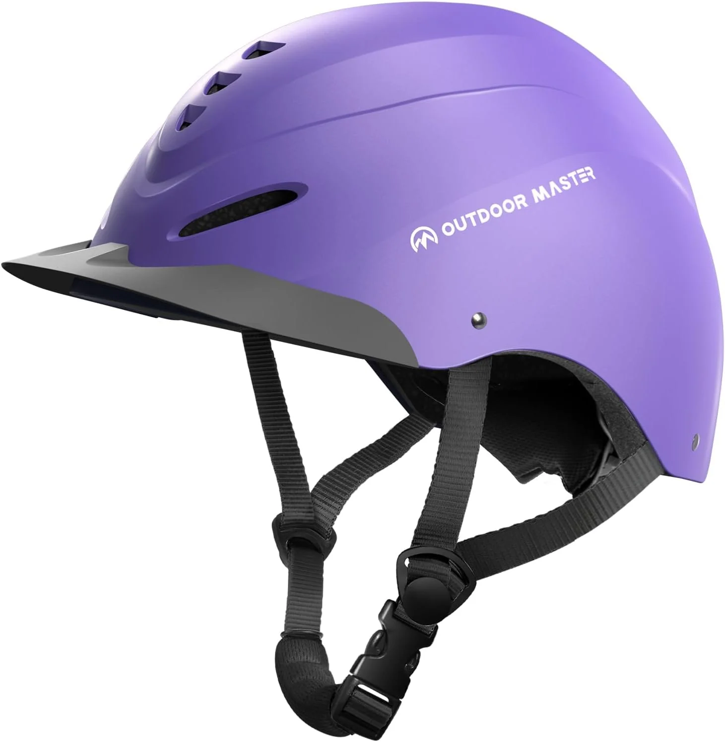 Versatile OutdoorMaster Equestrian Helmet Horse Riding Helmet with Sun Visor and Excellent Ventilation Adjustable Safe Helmet for Men Women Youth Lightweight