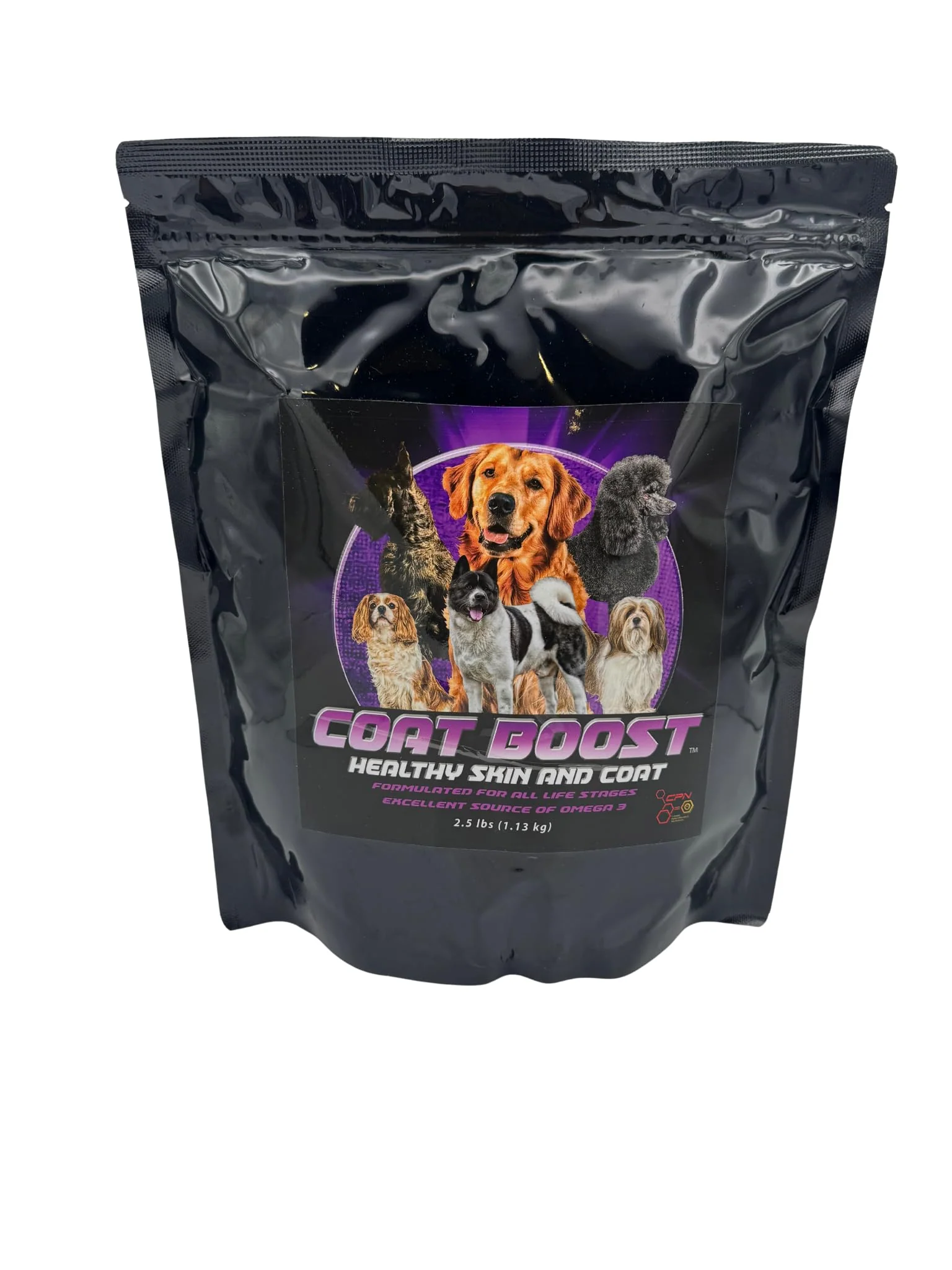 Modern Coat Boost™ Dog Skin Supplement – Natural Omega-3 Green Lipped Mussel Organic Superfoods 5 lb Soft