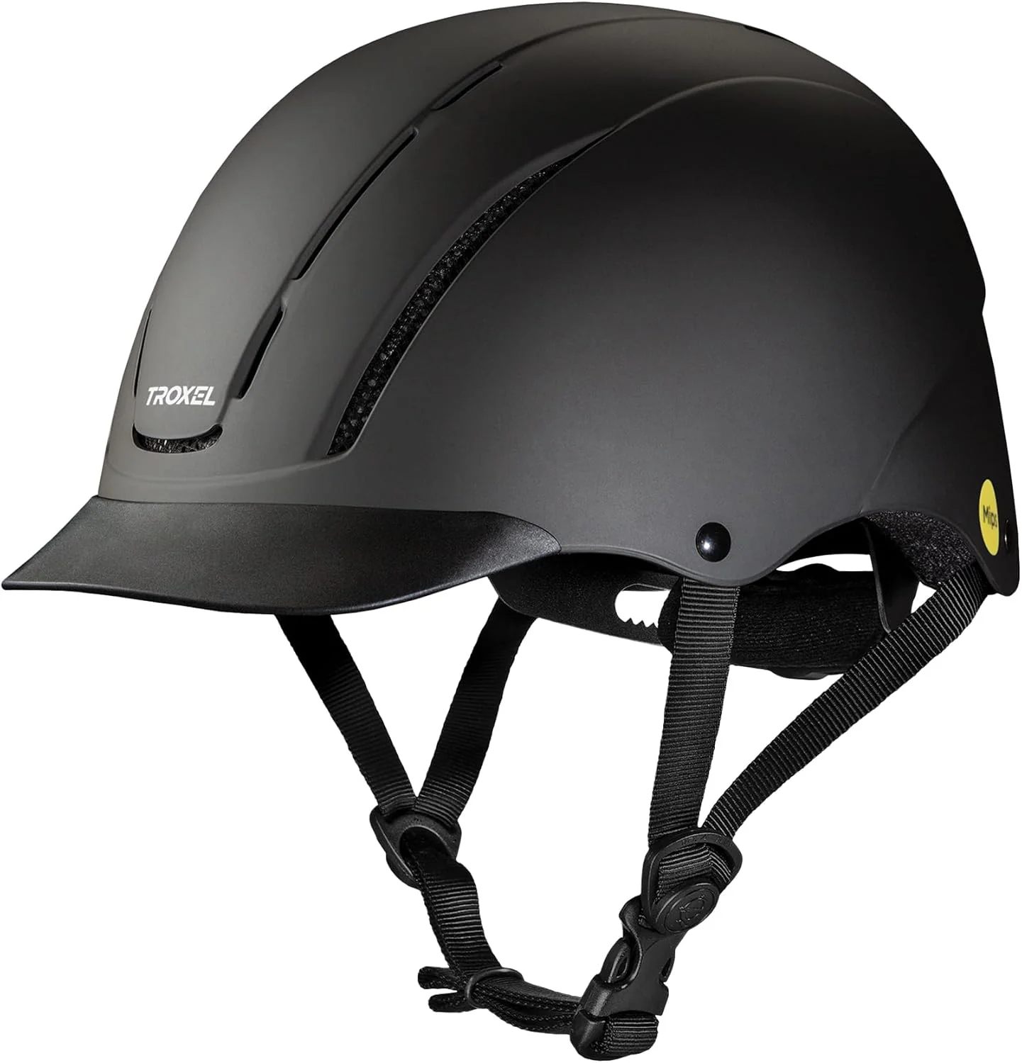 Authentic Troxel Spirit Full Coverage Horse Riding Helmet Low-Profile Adjustable Design Safety Horseback Riding Gear Small 6-1 2-6-7 8 Black Duratec Luxury