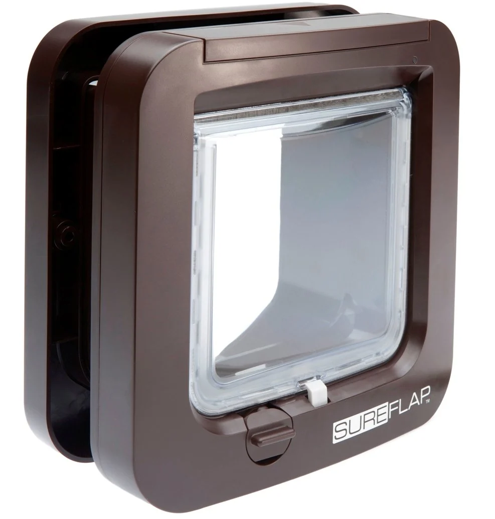 Trendy SureFlap Microchip Cat Flap – RFID Door with 32 IDs Battery Powered Contemporary