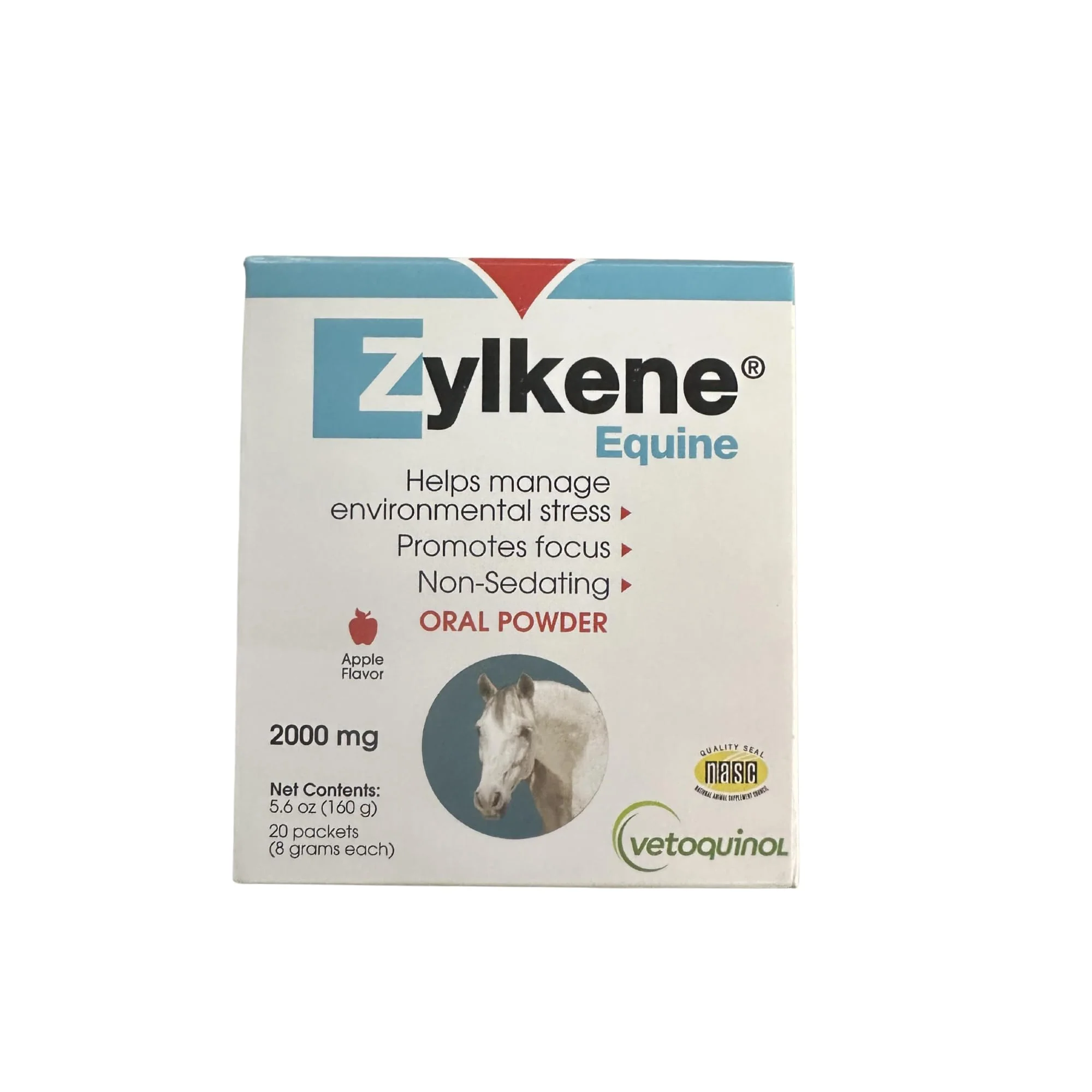 Detailed Vetoquinol Zylkene Equine Behavior Support Powder 2000mg - 20 Count Elegant