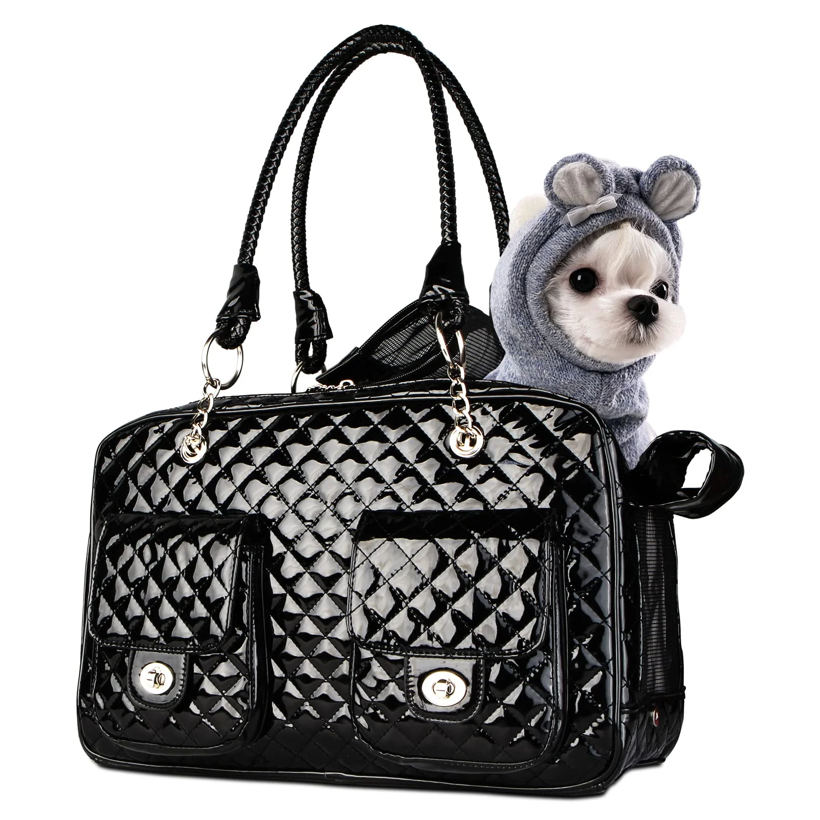 Elite Betop House Soft-Sided Pet Travel Carrier – Airline Collapsible Purse-Style Smooth