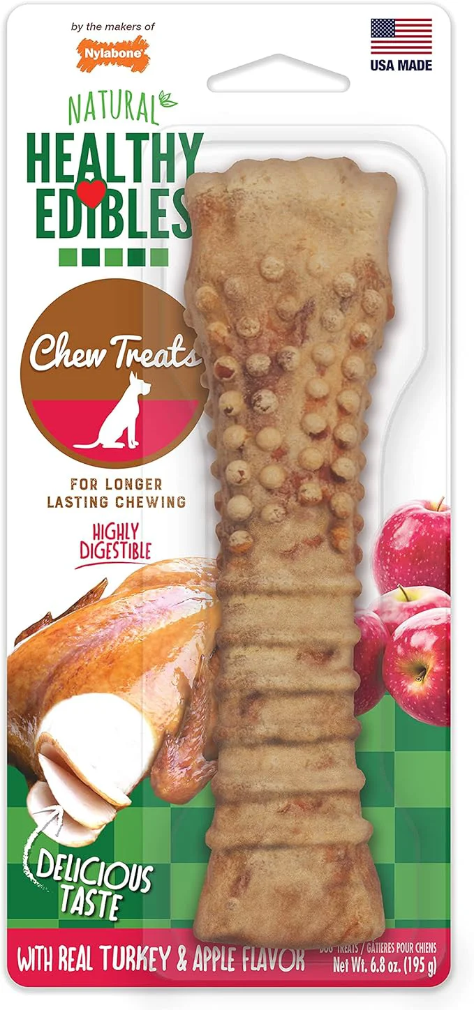 Clean Nylabone Healthy Edibles Natural Dog Chews Long Lasting Bones Specialty