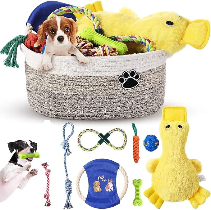 Fast Zopeal Puppy Dog Toy Gift Storage Basket Exceptional