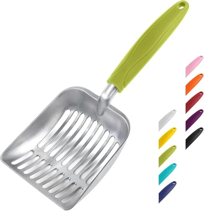 Casual WePet Cat Litter Scoop Aluminum Alloy Sifter Kitty Metal Scooper Deep Shovel Environmentally Friendly
