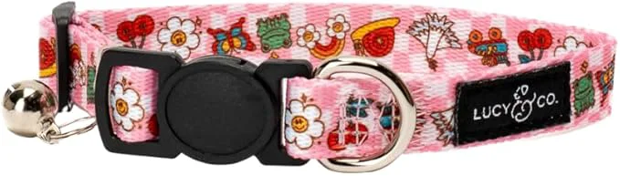 Specialty Lucy Co. Cutie Patootie Breakaway Cat Collar Green