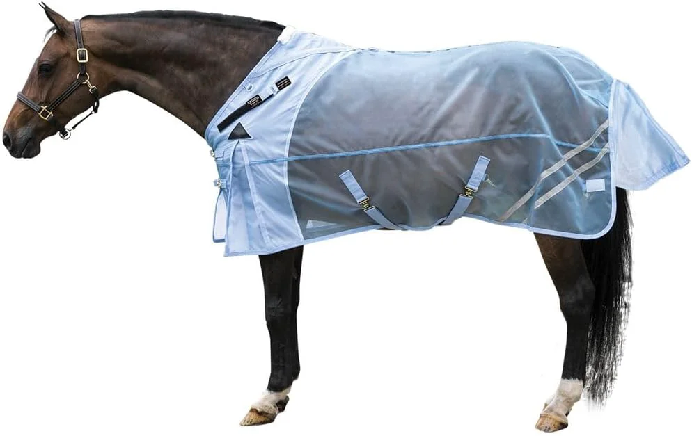 Breathable Schneiders Mosquito Mesh II Adjusta-Fit Horse Fly Sheets Insect UV Protection for Horses Durable 350D Mesh Reflective Safety Stripes Professional