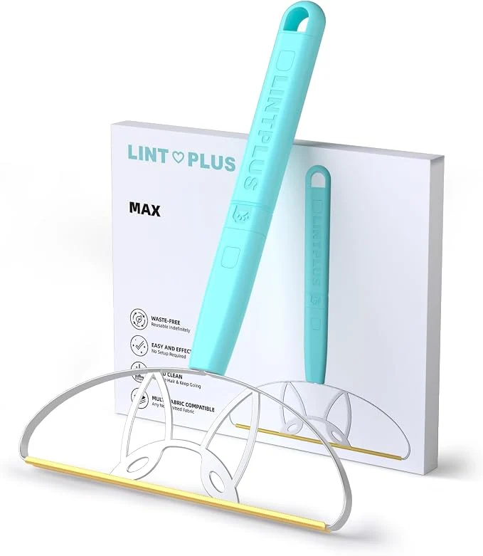Crafted Flex Max Pet Hair Remover by LINTPLUS-Adjustable Pet Hair Removal Tool 2X More Next-Generation