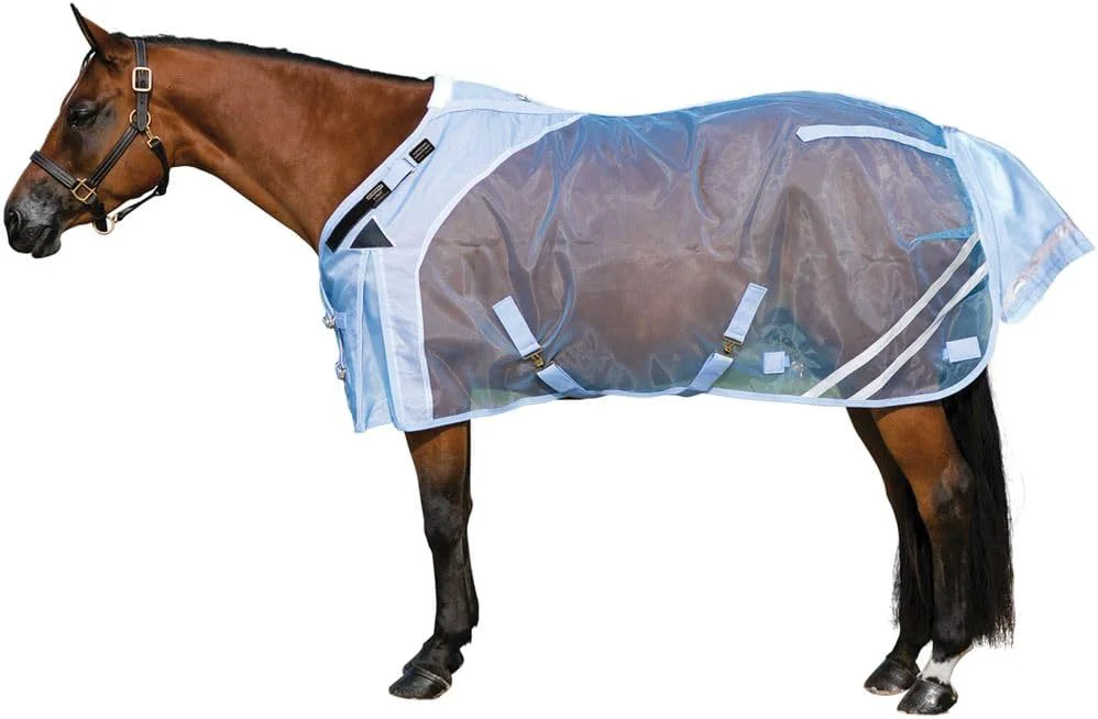 Exceptional Schneiders Mosquito Mesh II Adjusta-Fit Horse Fly Sheets Insect UV Protection for Horses Durable 350D Mesh Reflective Safety Stripes Excellent