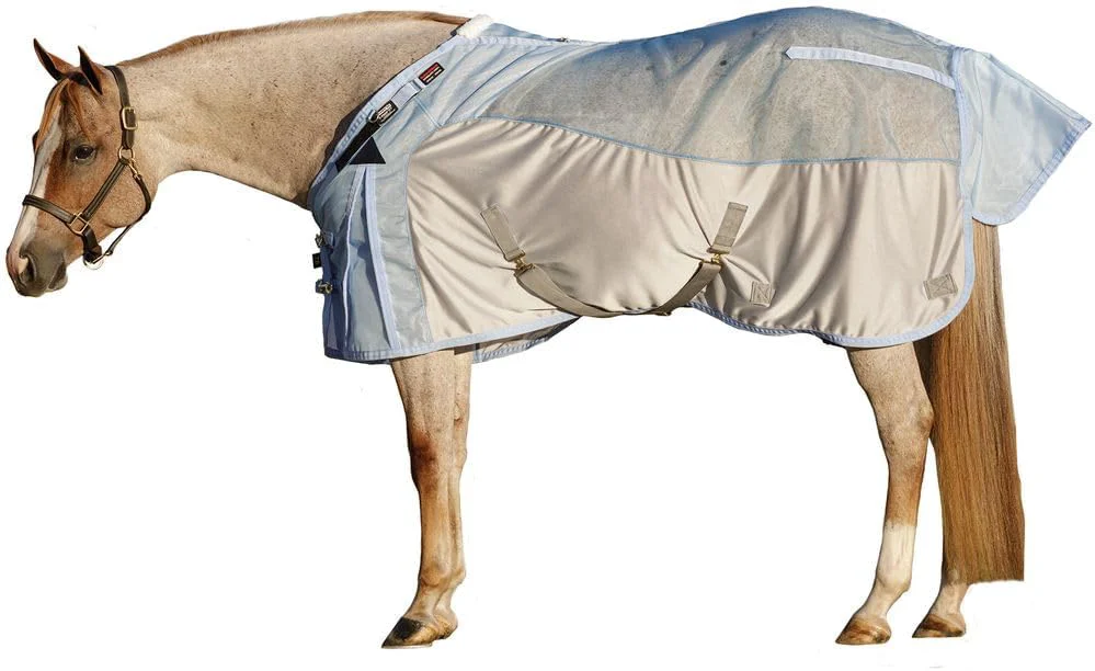 Efficient Schneiders Adjusta-Fit Mosquito Mesh Hybrid II Horse Fly Sheets Insect UV Protection for Equine Comfort Breathable