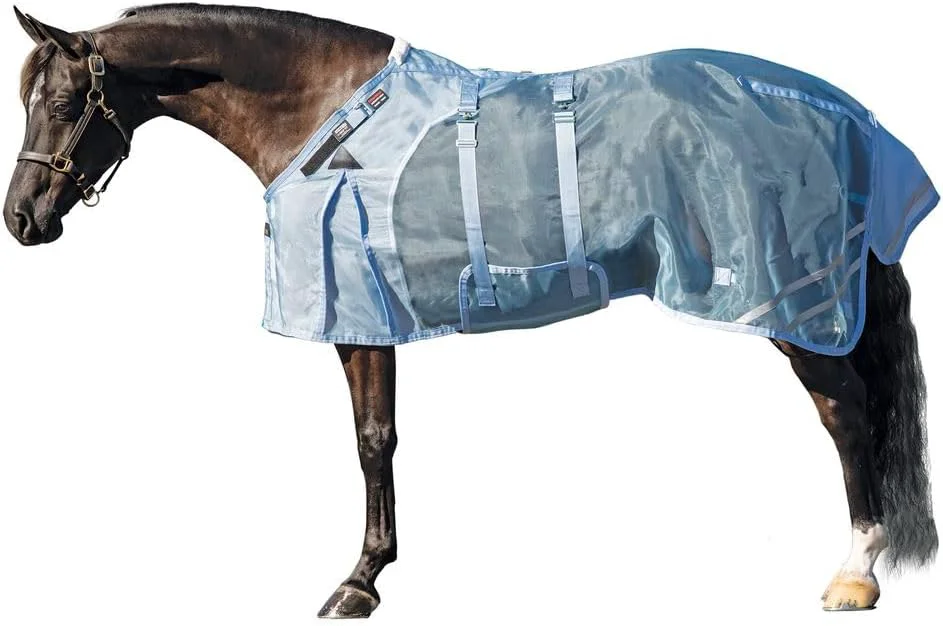 Versatile Schneiders Mosquito Mesh II Adjusta-Fit Horse Fly Sheets Insect UV Protection for Horses Durable 350D Mesh Reflective Safety Stripes Recyclable