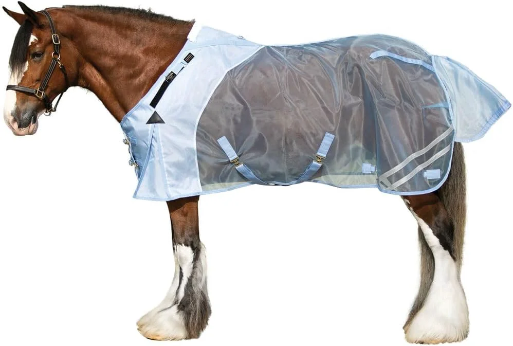 Convenient Schneiders Mosquito Mesh II Adjusta-Fit Horse Fly Sheets Insect UV Protection for Horses Durable 350D Mesh Reflective Safety Stripes Exceptional