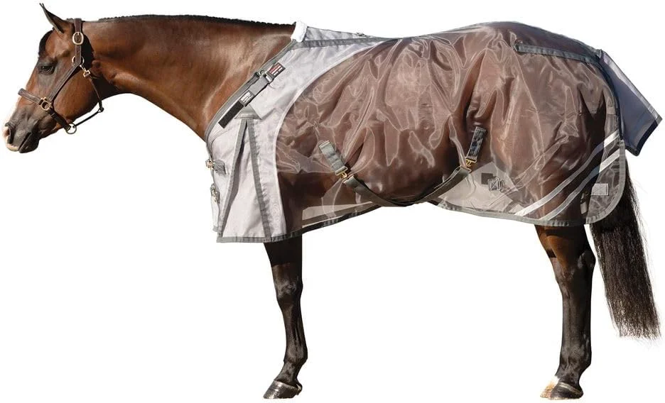 Easy-to-Use Schneiders Mosquito Mesh II Adjusta-Fit Horse Fly Sheets Insect UV Protection for Horses Durable 350D Mesh Reflective Safety Stripes Genuine