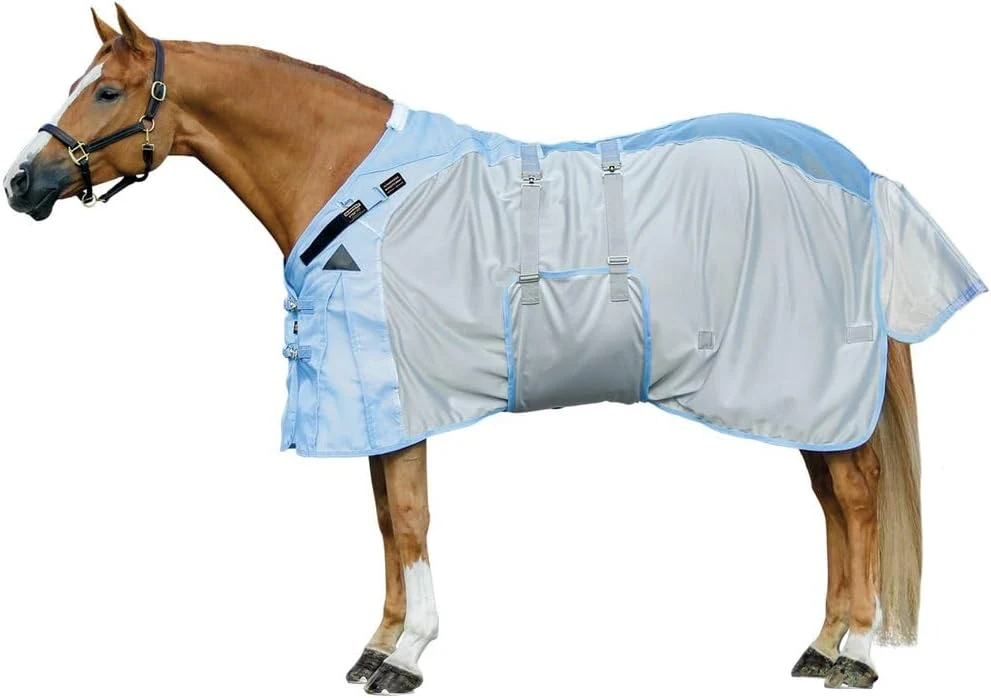 Clean Schneiders Adjusta-Fit Mosquito Mesh Hybrid II Horse Fly Sheets Insect UV Protection for Equine Comfort Outstanding