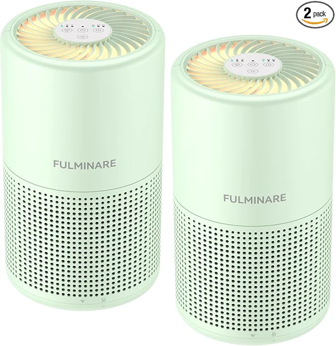 Luxury FULMINARE 2 Pack Air Purifiers for Home Bedroom H13 True HEPA Air Purifier Specialty