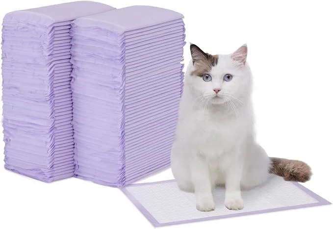 Verified Amazon Basics Cat Pee Pads Super Absorbent Odor Control Universal Fit Innovative