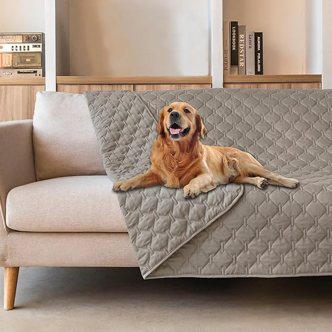 Efficient gogobunny 3X Stronger Waterproof Pet Blanket Scratch Proof Furniture Protector Smooth