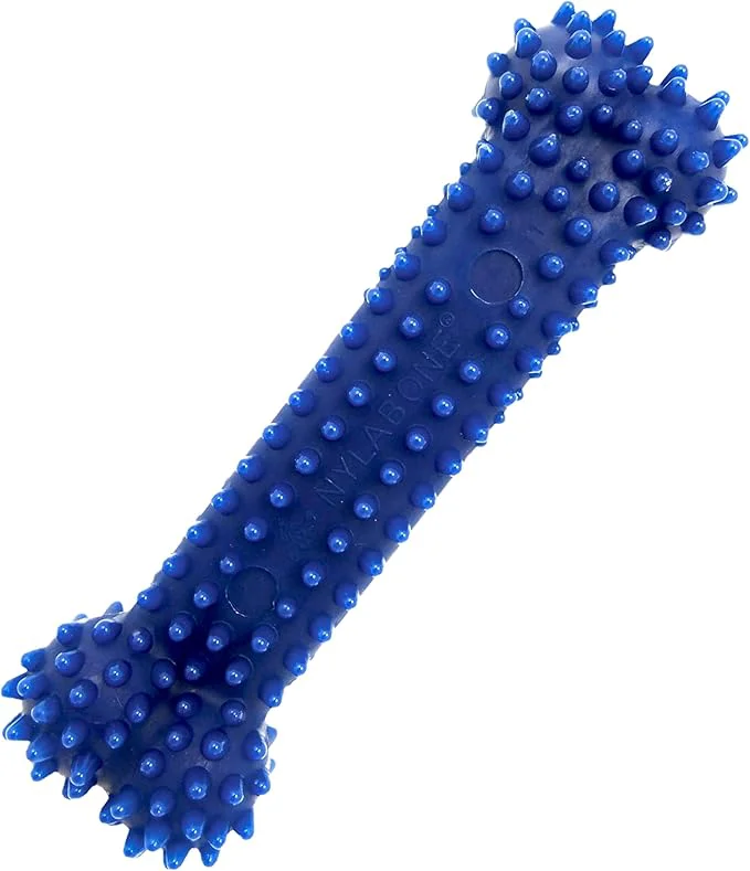 Easy-to-Use Nylabone Textured Dental Bone Flexi Chew Toy Expertly Made
