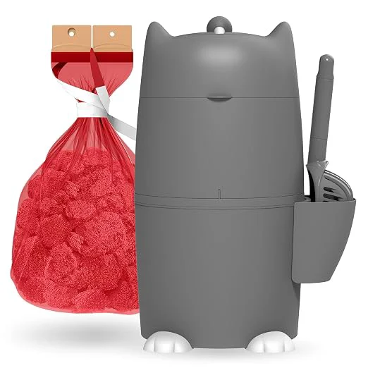 Crafted Red Rocket Pets Cat Litter Trash Can Kitty Twister Plus No Smell Litter Healthy
