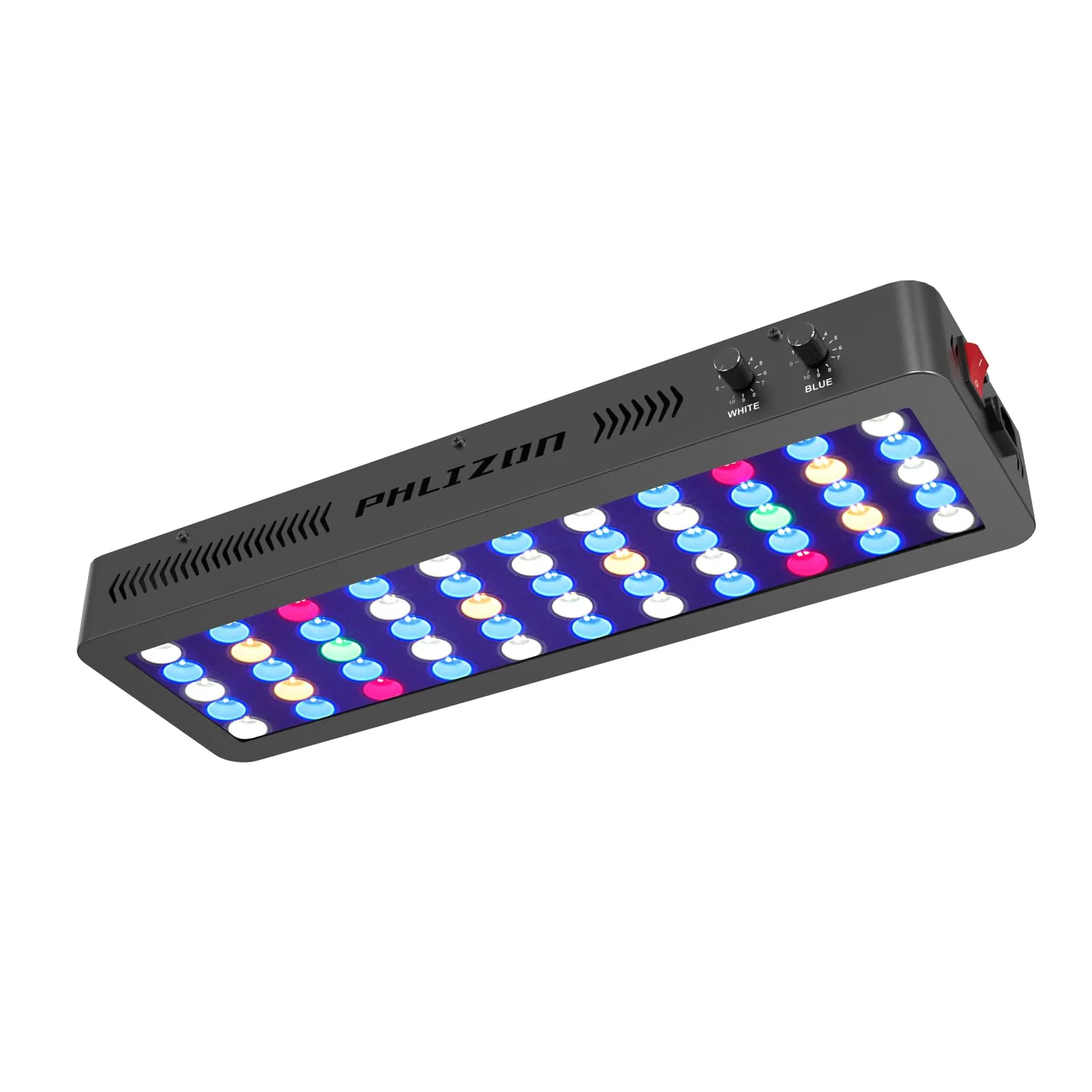Casual Phlizon 165W Dimmable Full Spectrum Aquarium LED Light for Saltwater Freshwater Tanks 20 x 7 x 2.4 in Advanced
