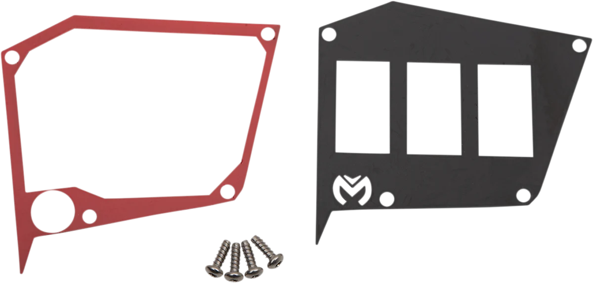 Refined MOOSE UTILITY Dash Plate - Red 100-5068-PU Flexible