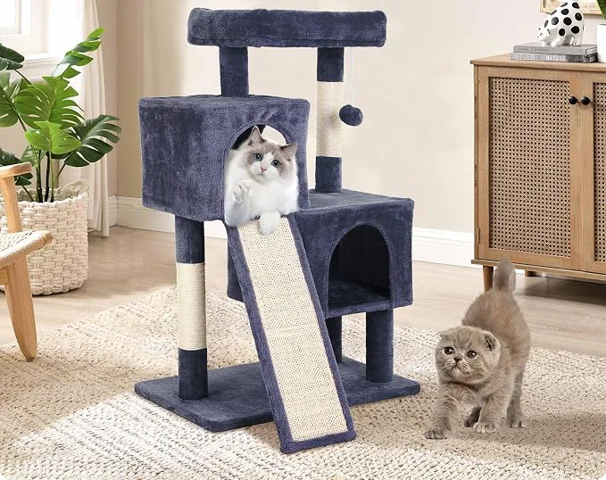 Soft Cat Tree Tower 36.4 Small Cat Tower Effective