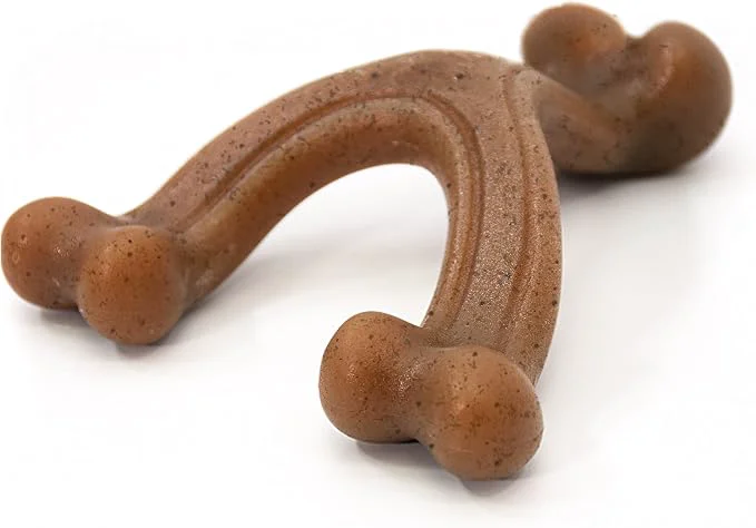 Natural Nylabone Gourmet Style Wishbone Strong Chew Toy Verified