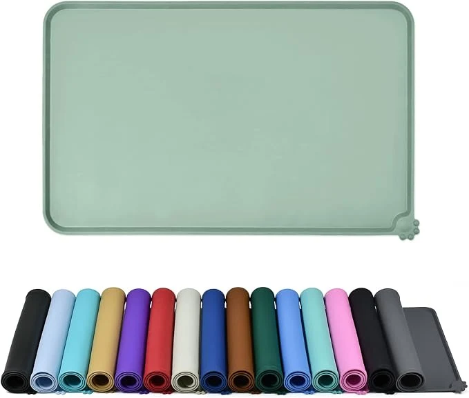 Contemporary Waterproof Pet Feeding Mat Elegant