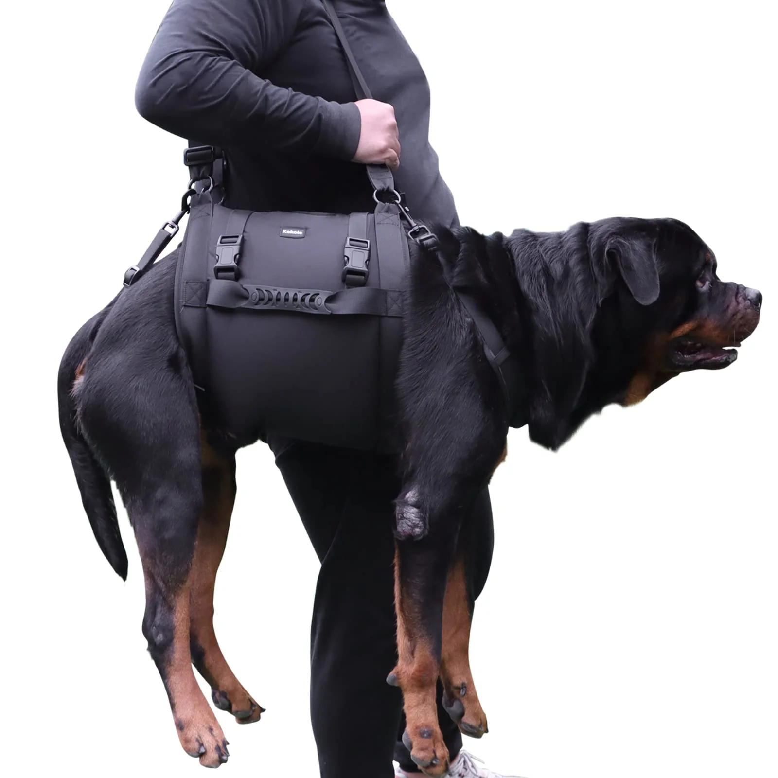 Lightweight Kokoie Dog Carry Sling Lift Harness Large Dogs Black XXL Elite