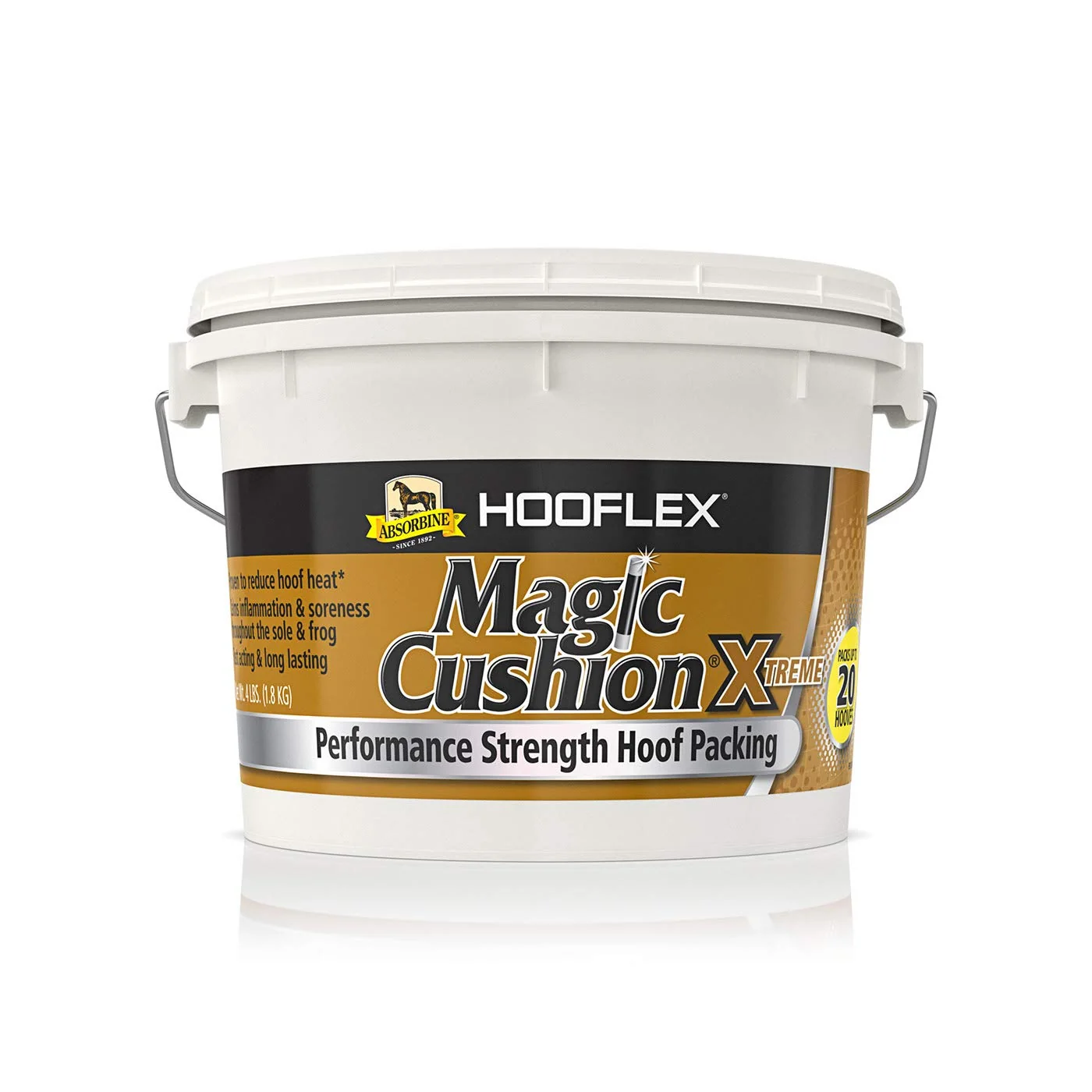 Exceptional Absorbine Hooflex Cushion Xtreme – Fast-Acting Hoof Relief 4 lb Tub Crafted