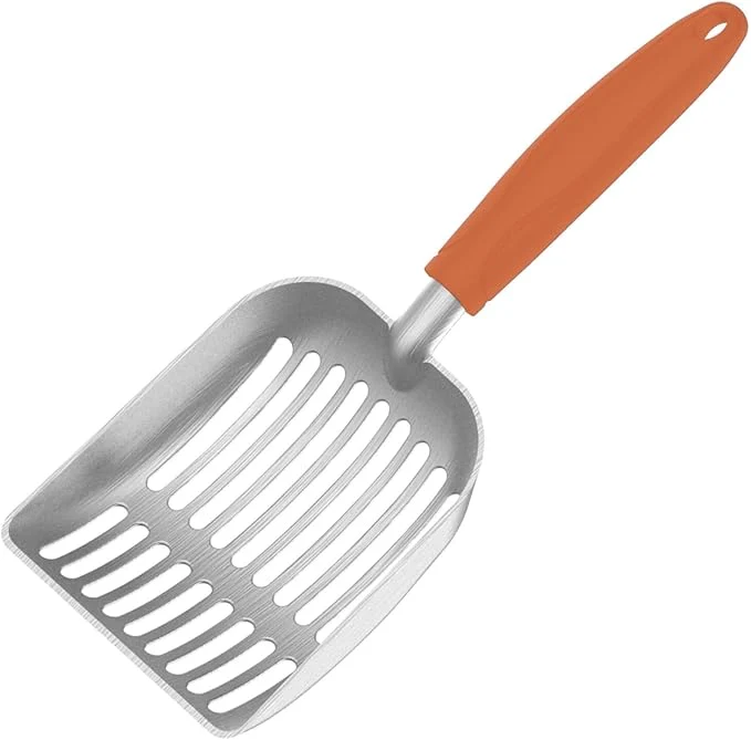 Convenient Cat Litter Scoop Kitty Metal Scooper Aluminum Alloy Sifter Kitten Pooper High-End