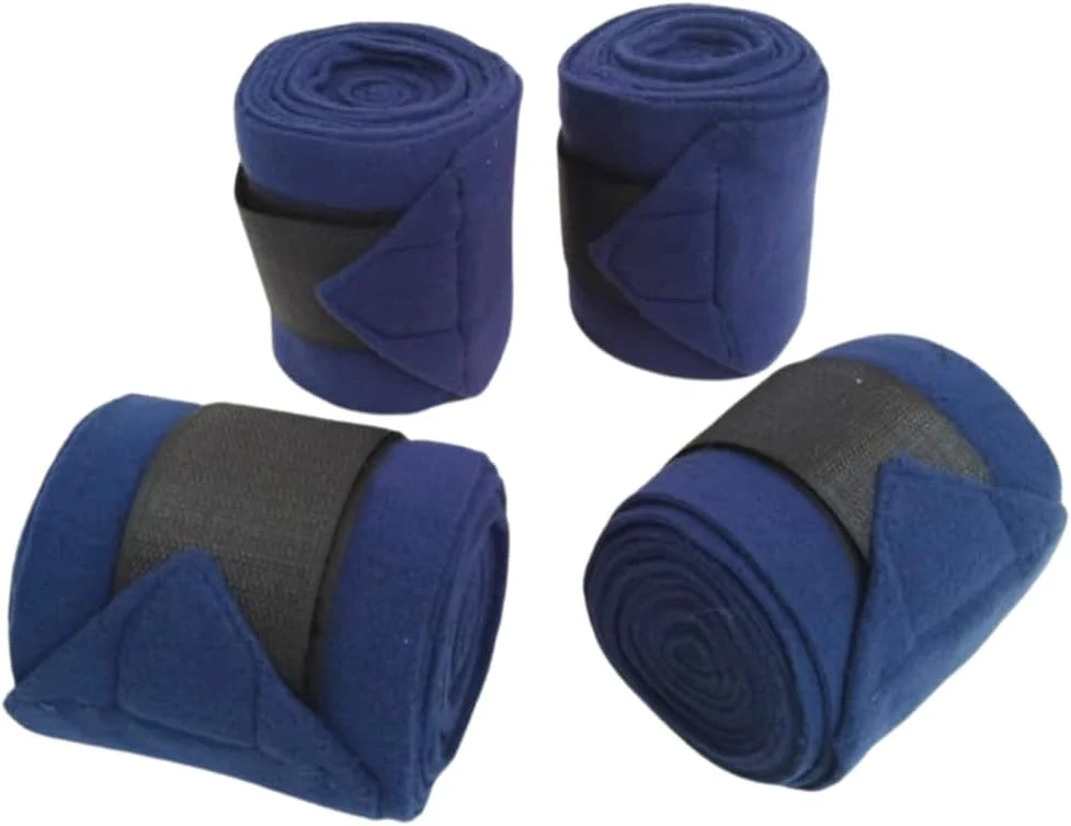 Premium Material Horse Leg Bandage Horse Leg wrap Set of 4 Red Blue Navy Blue and Black Navy Blue Specialty