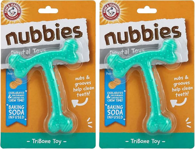 Specialty Arm Hammer Nubbies T-Bone Dental Dog Chew Toy Responsible