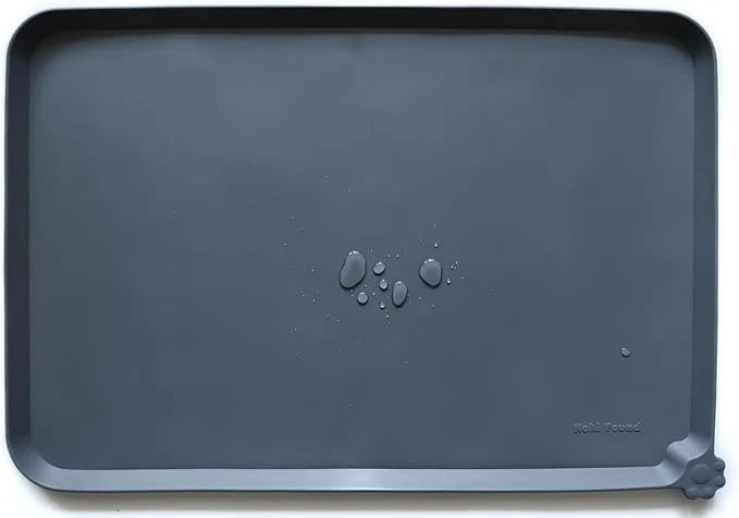 Luxury Hoki Found Large Silicone Pet Feeding Tray Efficient