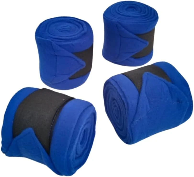 Effective Horse Leg Bandage Horse Leg wrap Set of 4 Red Blue Navy Blue and Black Blue Fast