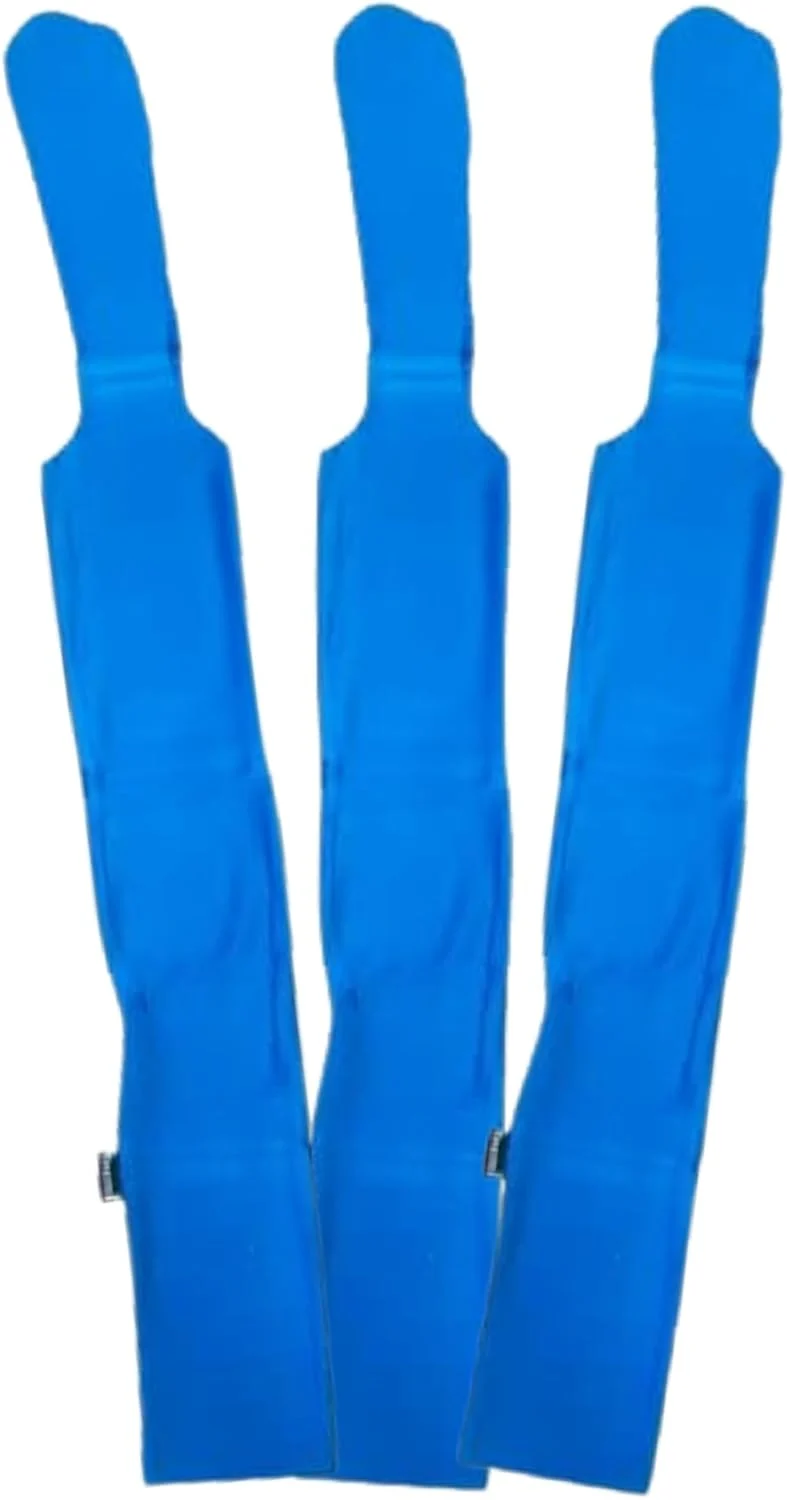 Natural RESISTANCE Spandex Horse Tail Bag Only for Horses - 23 x10 Ties Nylon Material - to Keep The Horse Tail Clean and Protected - Royal Blue Pack of 3 Luxury