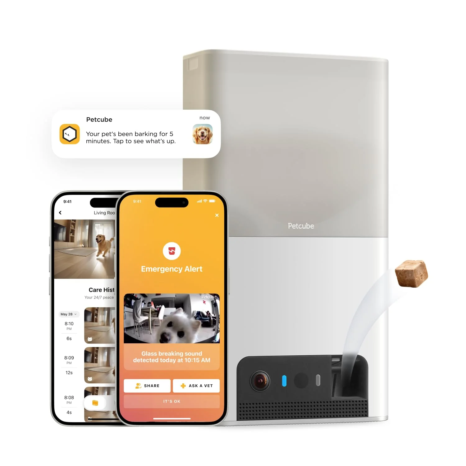 Powerful Petcube Bites 2 Lite — Interactive WiFi Pet Camera with Treat Dispenser 1080p HD Video Crafted