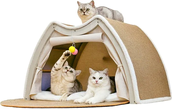 Carefully Designed Cat Houses for Indoor Cats Eco-Friendly