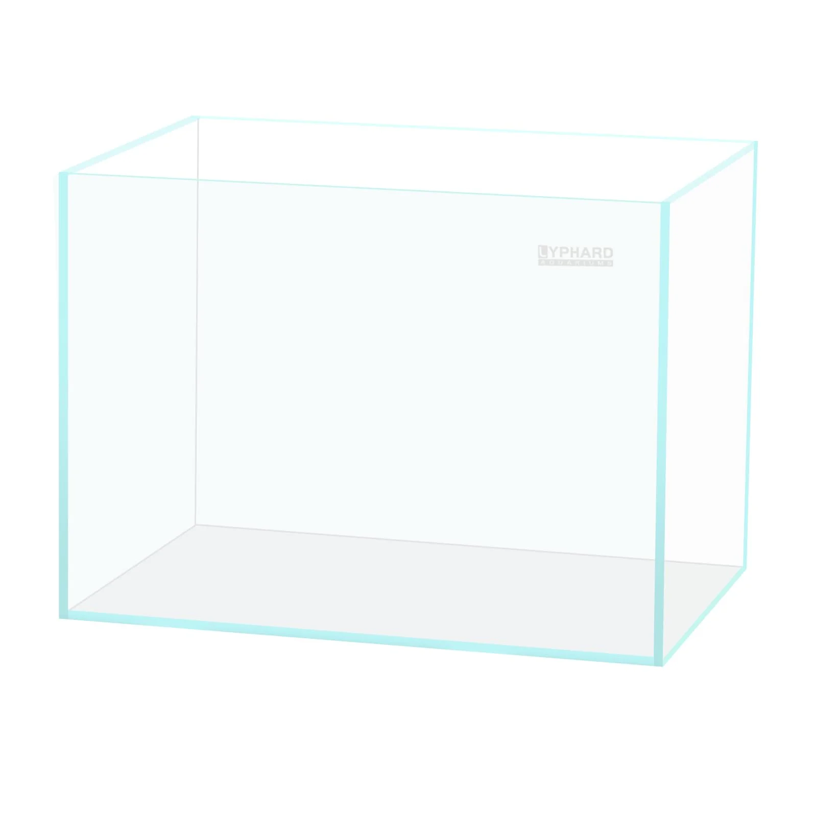 Convenient LYPHARD AQUARIUMS 9.5 Gallon Rimless Glass Aquarium — Ultra Clear Low Iron Betta Tank Durable
