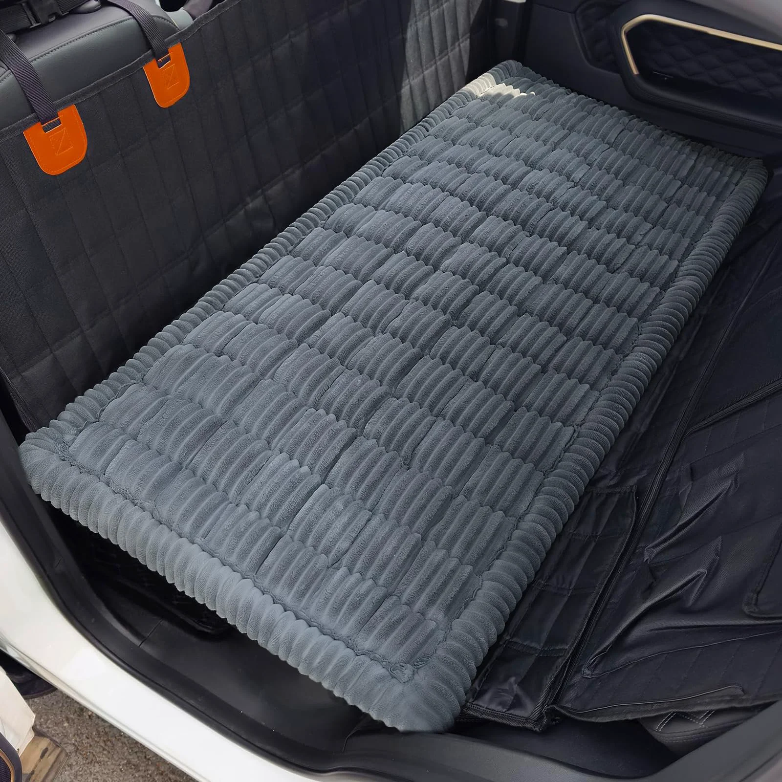 Trendy Fulltour Dog Car Seat Cover – 54x24.8 in Non-Slip Pet Bed Mat for SU Trucks Efficient