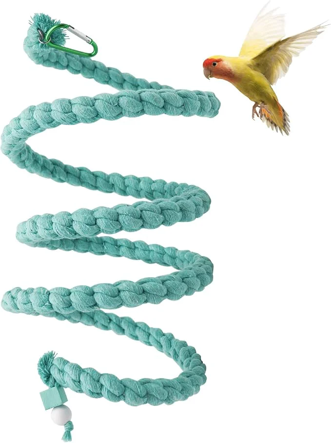 Healthy Dnoifne 78.7 Inches Bird Spiral Rope Perch Original